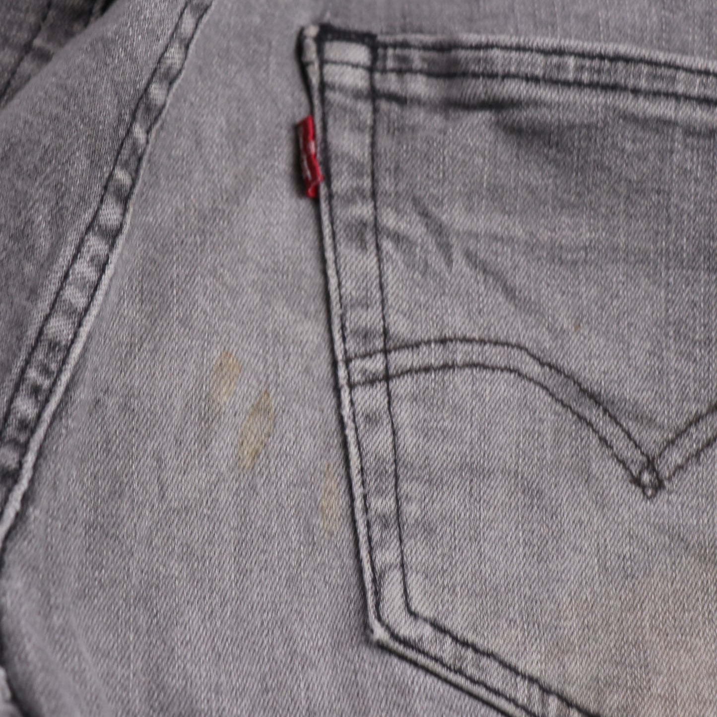 Levi's 512 W30 L30 Tapered Leg Slim Fit Grey Denim Jeans