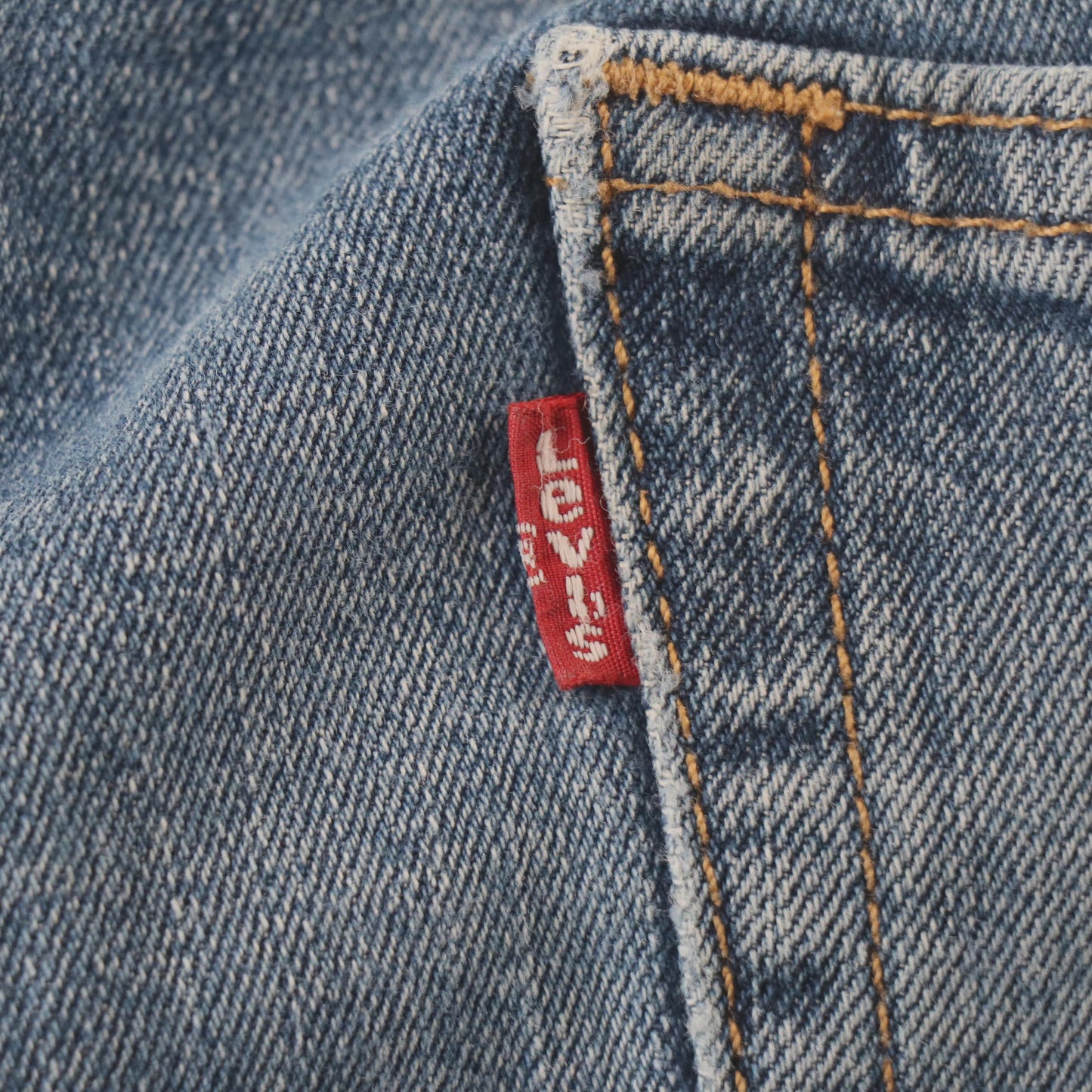 Levi's Red Tab W32 L31 Straight Slightly Tapered Blue Denim Jeans