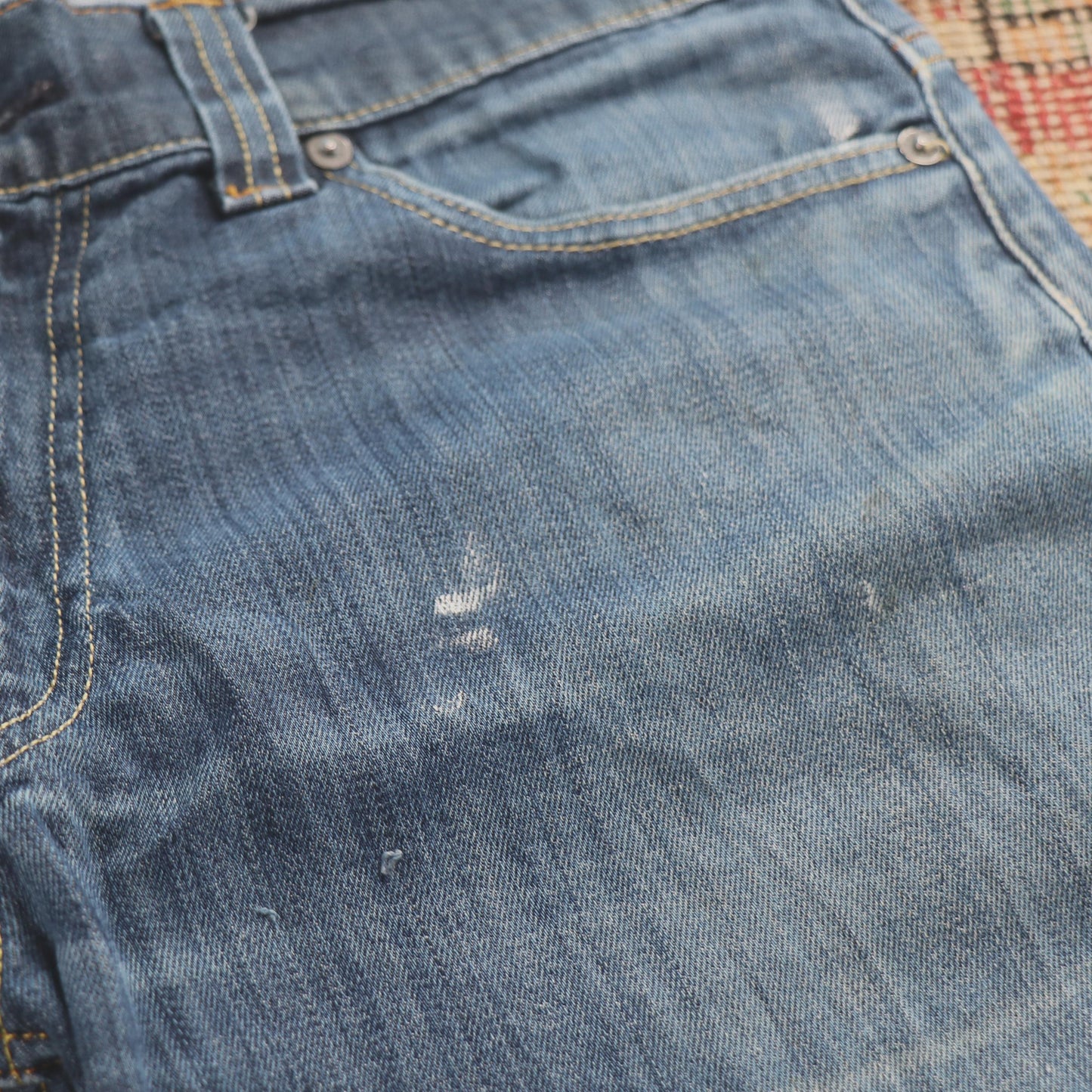 Levi's 506 Red Tab W30 L28 Straight Leg Blue Denim Jeans