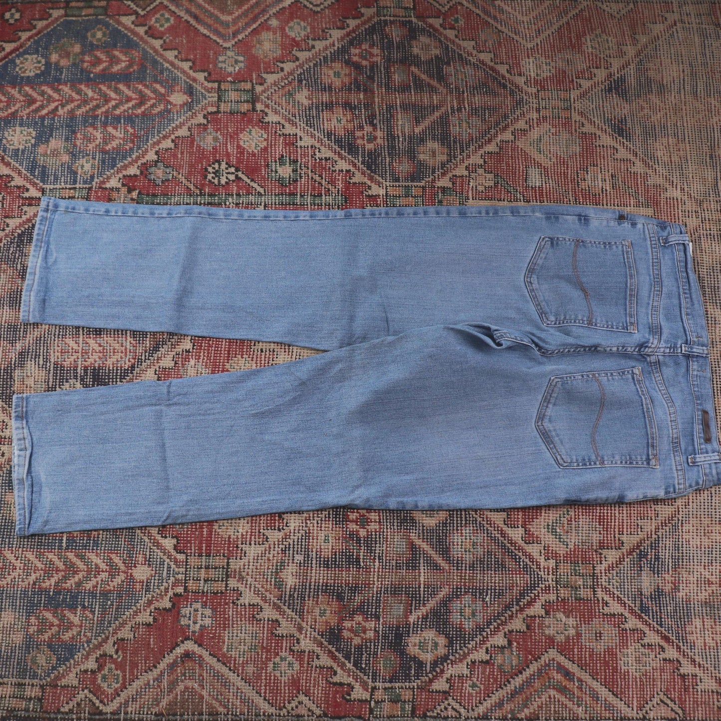 Lee W30 L28 Straight Leg Blue Denim Jeans