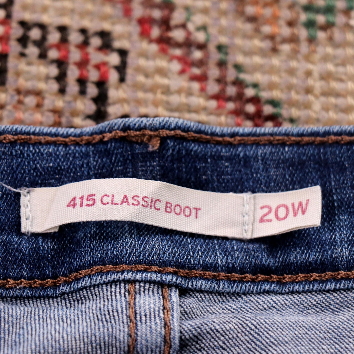 Levi's 415 W44 L30 Bootcut Blue Denim Jeans