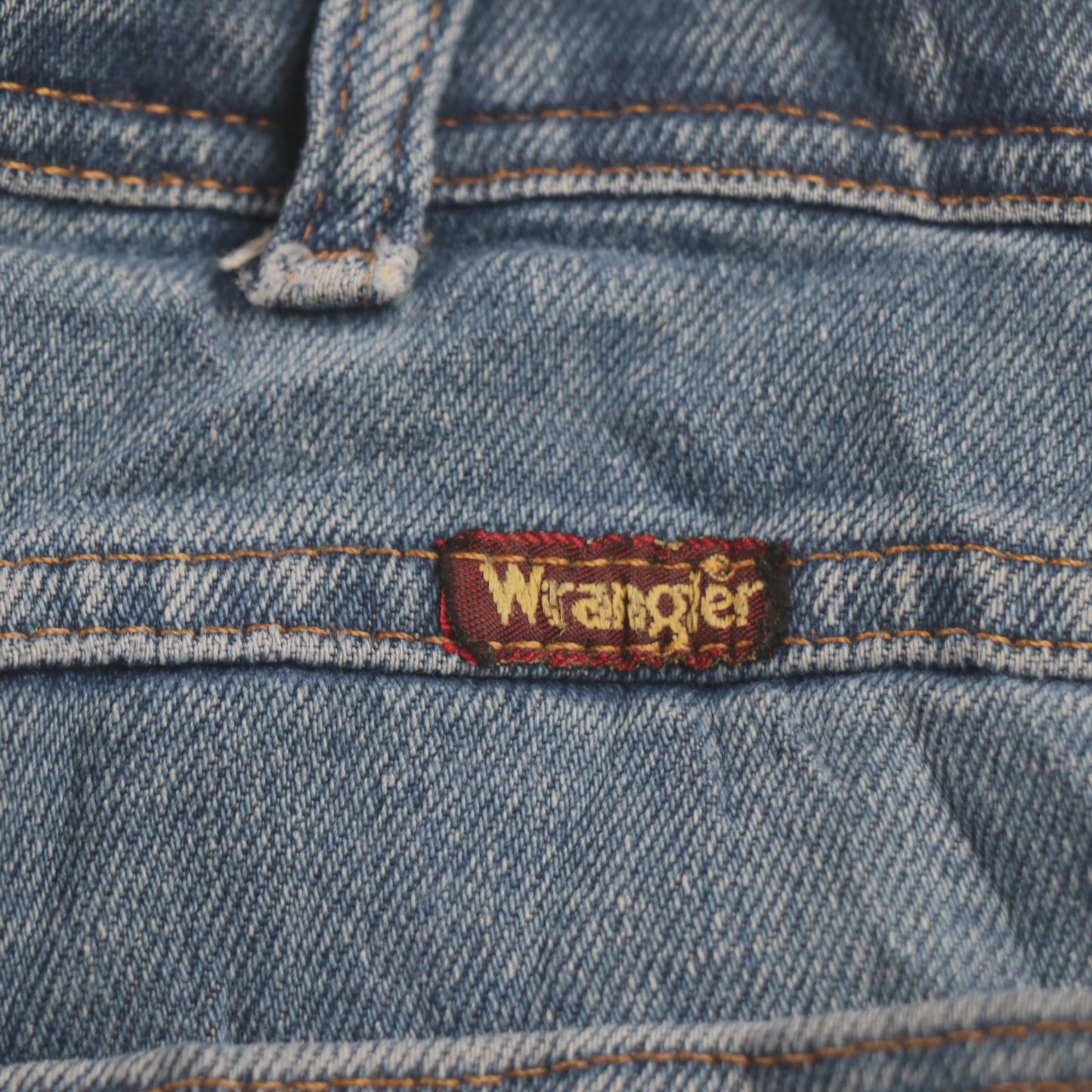 Wrangler W44 L27 Straight Leg Relaxed Fit Blue Denim Jeans
