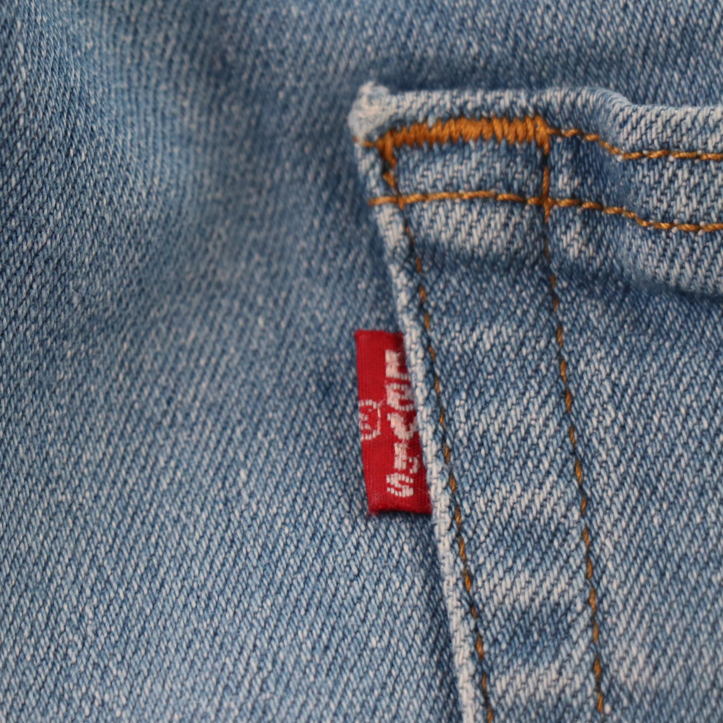 Levi's 505 Red Tab W30 L28 Straight Leg Regular Fit Blue Denim Jeans