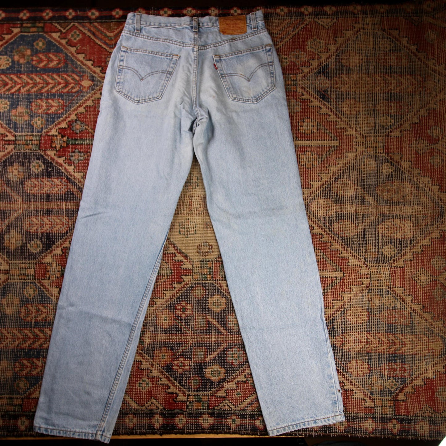 Levi's 550 W32 L35 Tapered Leg Relaxed Fit Blue Denim Jeans