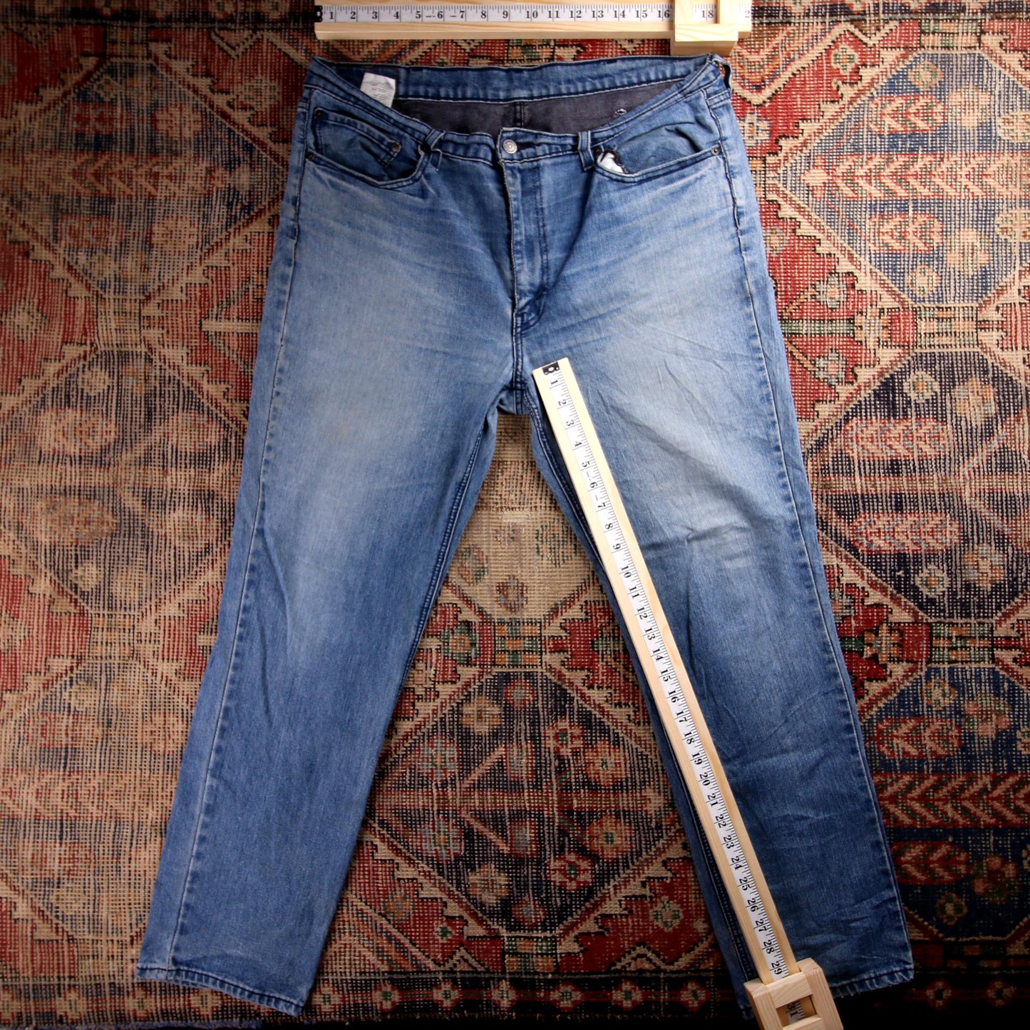 Levi's 541 Red Tab W32 L30 Tapered Leg Blue Denim Jeans