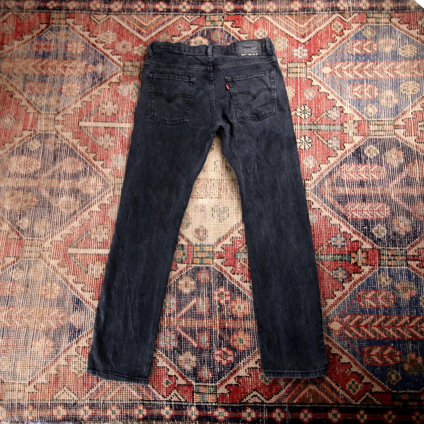 Levi's 511 W28 L28 Slim Fit Black Denim Jeans