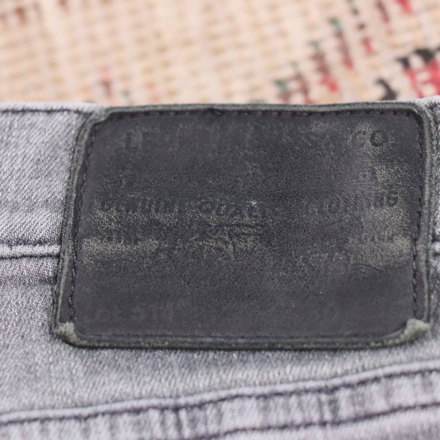 Levi's 514 Capital E W30 L28 Straight Leg Grey Denim Jeans