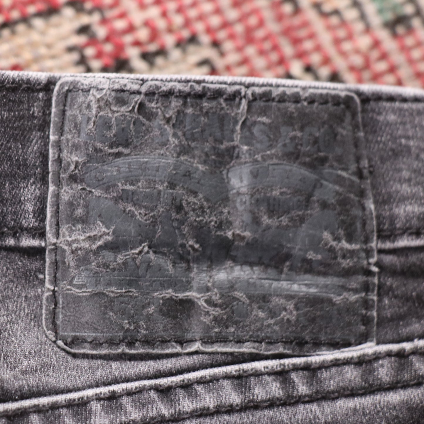Levi's W30 L29 Straight Leg Slim Fit Black Denim Jeans