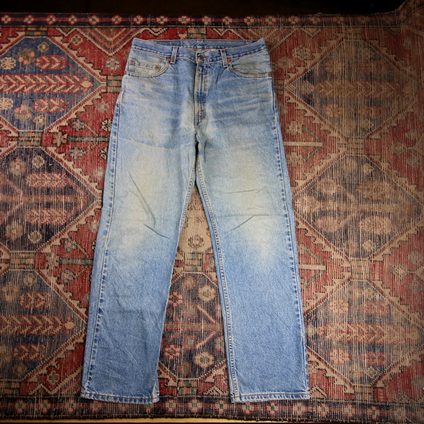 Levi's W34 L29 Straight Leg Blue Denim Jeans