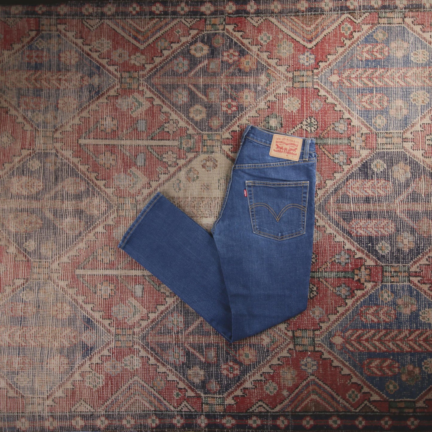 Levi's 511 Red Tab W30 L29 Slim Fit Blue Denim Jeans