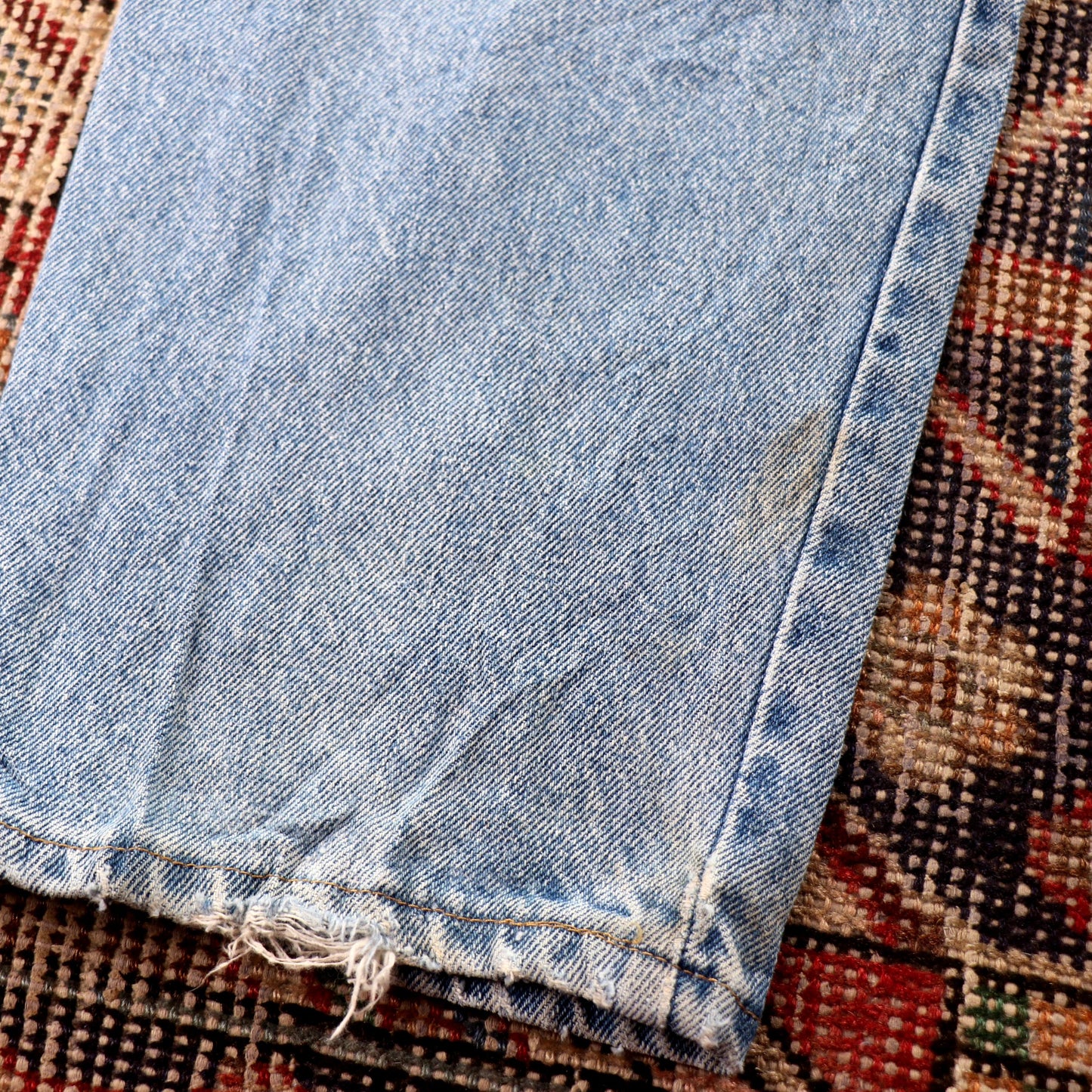 Wrangler W34 L31 Straight Leg Blue Denim Jeans