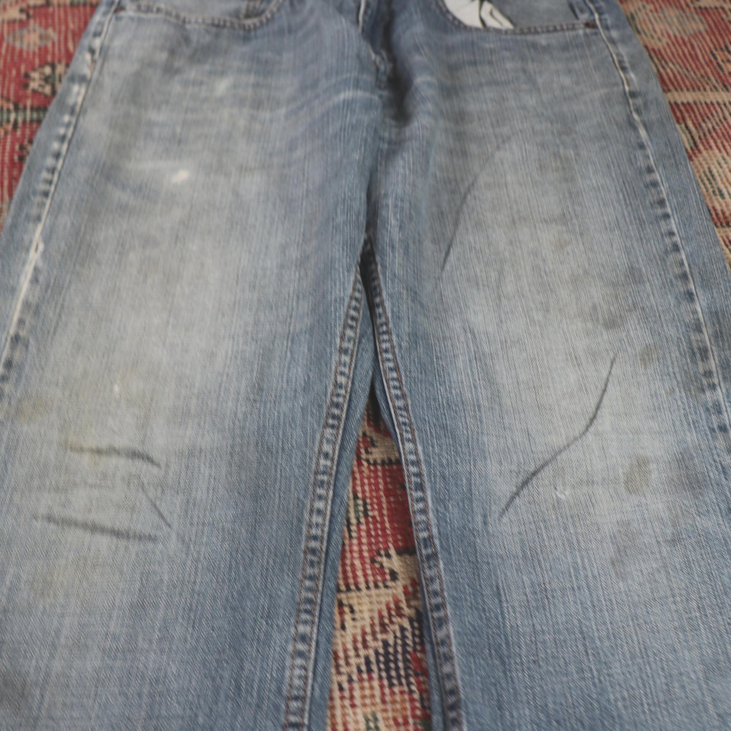 Levi's 559 W34 L33 Straight Leg Relaxed Fit Blue Denim Jeans