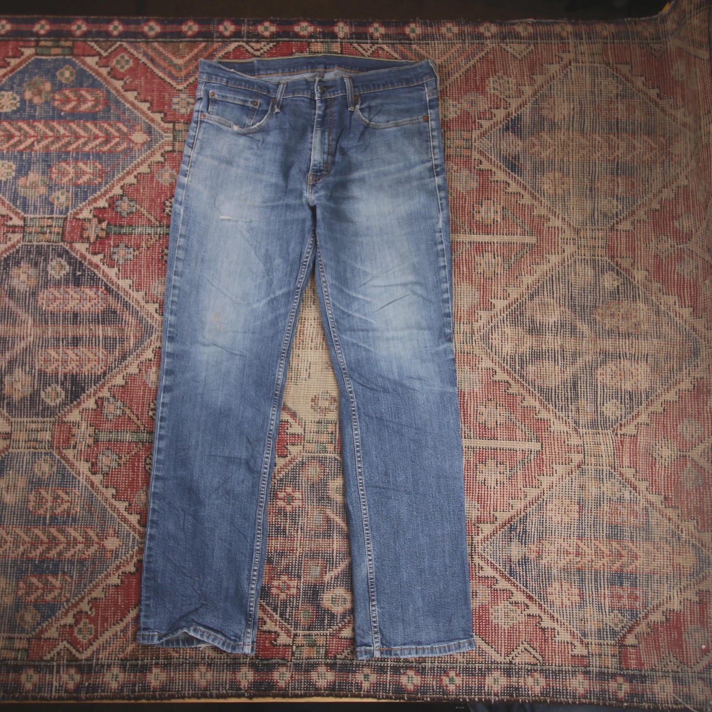Levi's 514 W34 L30 Straight Leg Blue Denim Jeans