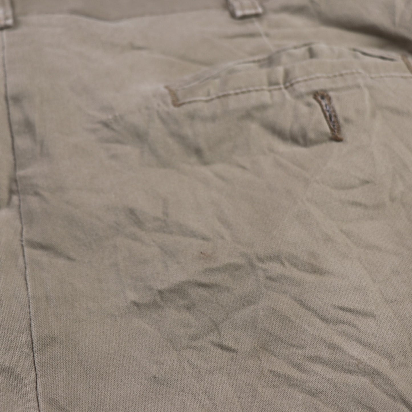 Lee W36 L27 Straight Leg Regular Fit Beige Denim Trousers