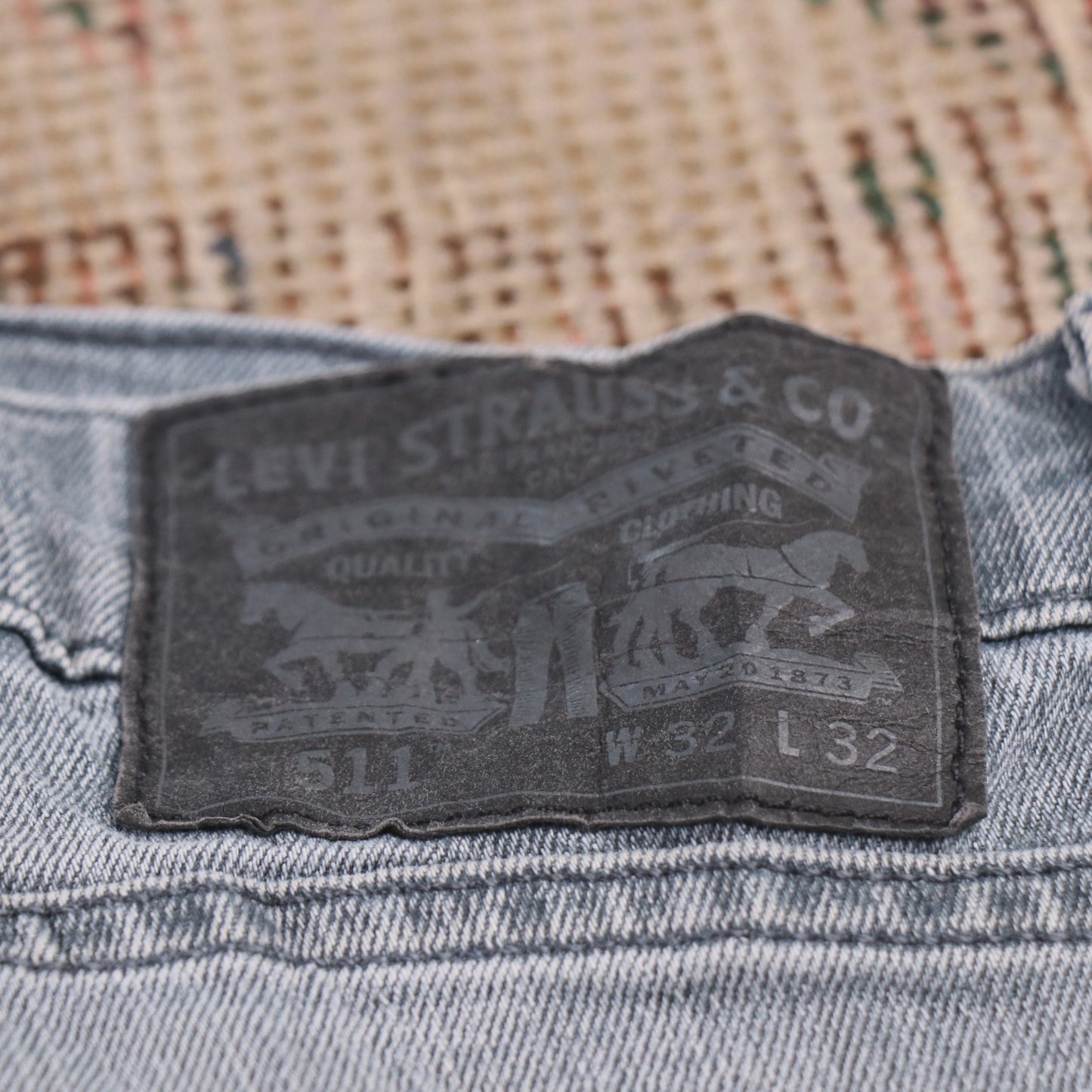 Levi's W32 L31 Skinny Blue Denim Jeans