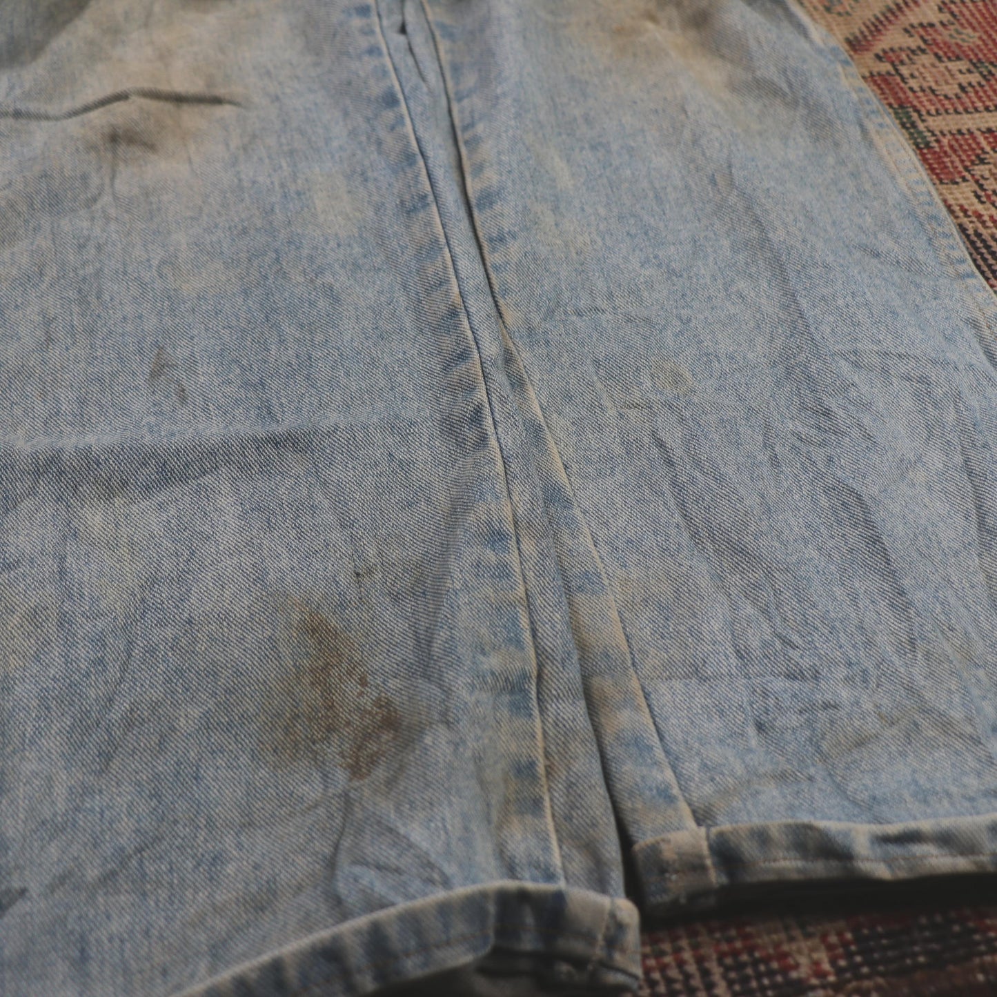 Wrangler W30 L31 Straight Leg Relaxed Fit Blue Denim Jeans