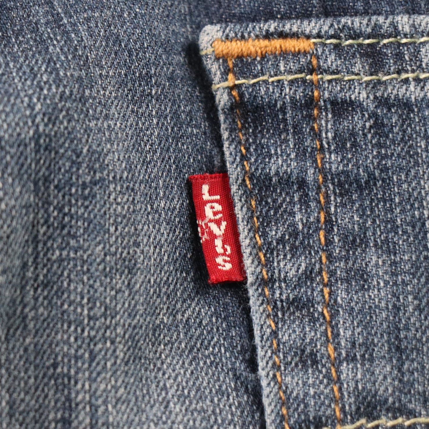 Levi's 505 Red Tab W32 L29 Straight Leg Regular Fit Blue Denim Jeans