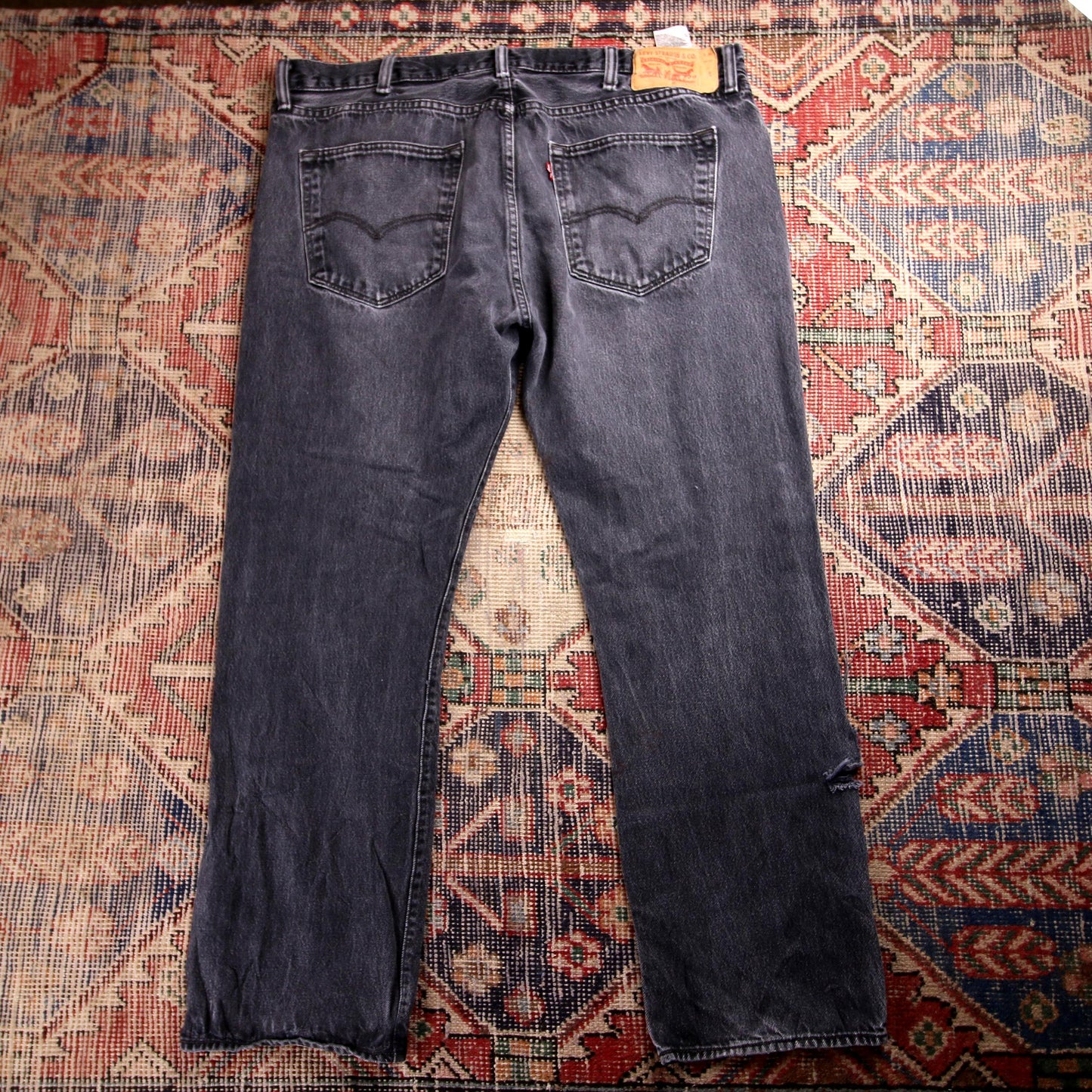 Levi's 501 W40 L29 Original Fit Black Denim Jeans