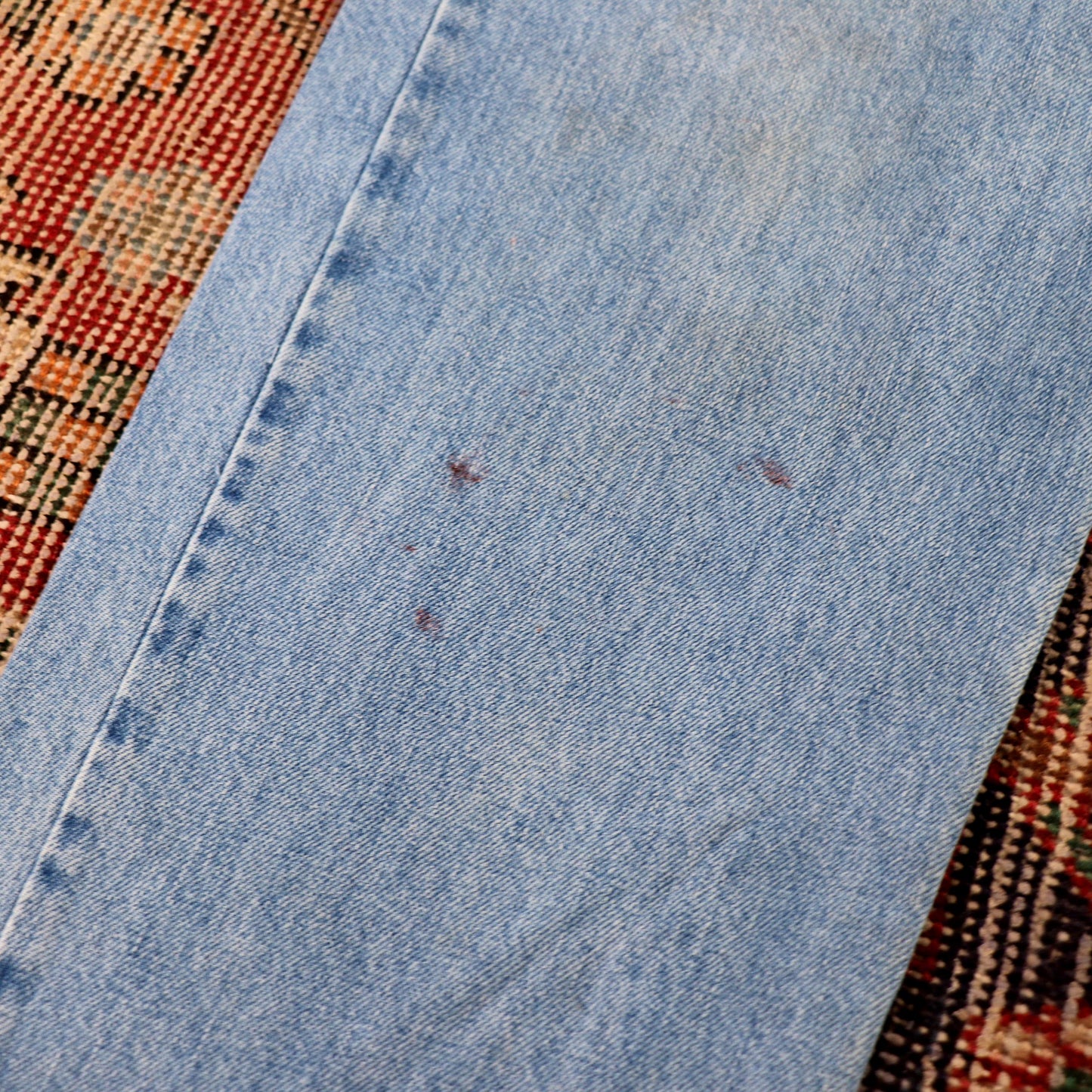 Levi's W30 L34 Relaxed Straight Leg Blue Denim Jeans