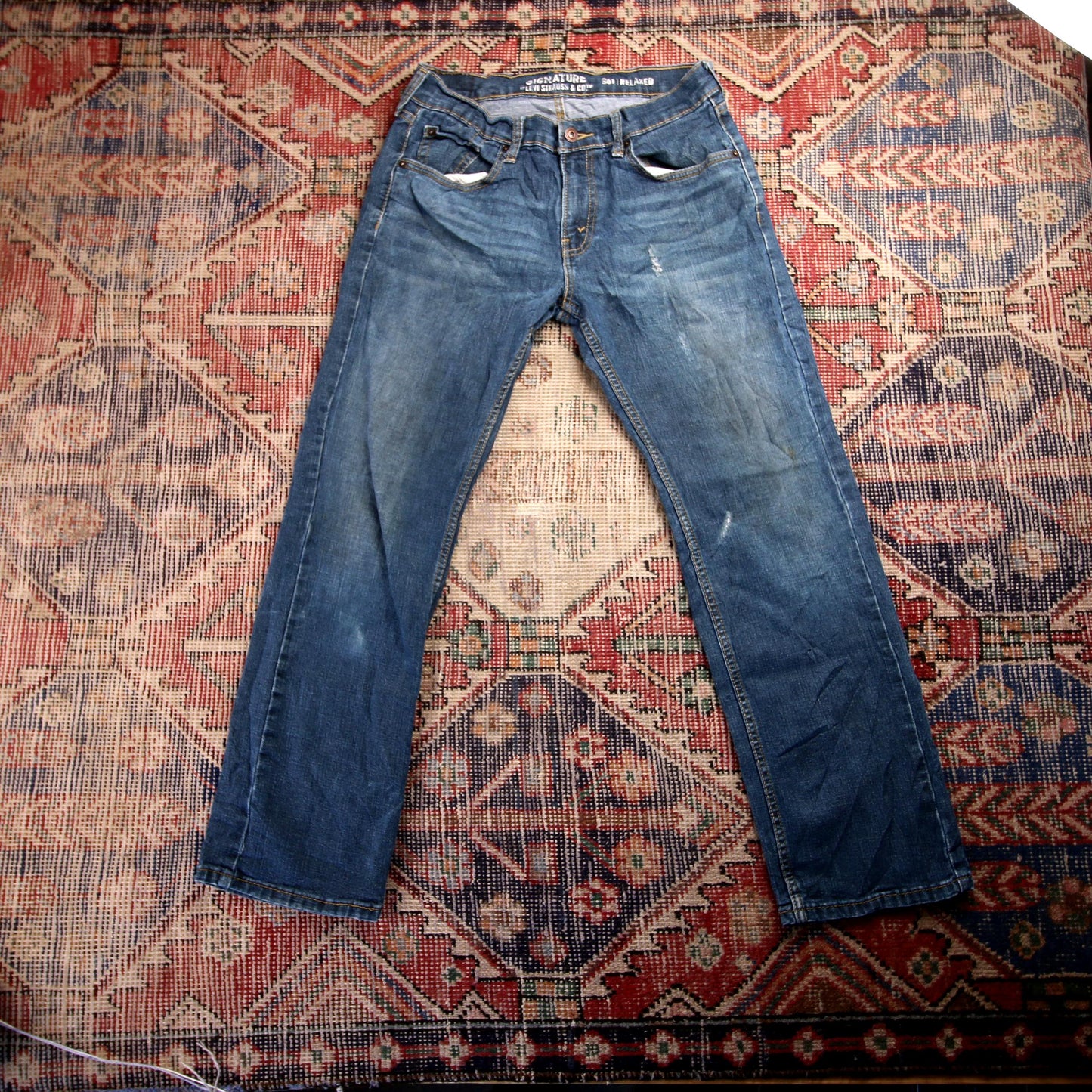 Levi's Signature W30 L27 Blue Denim Jeans