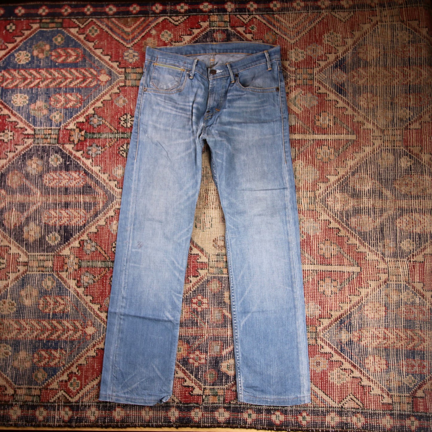 Levi's W30 L28 Straight Leg Blue Denim Jeans