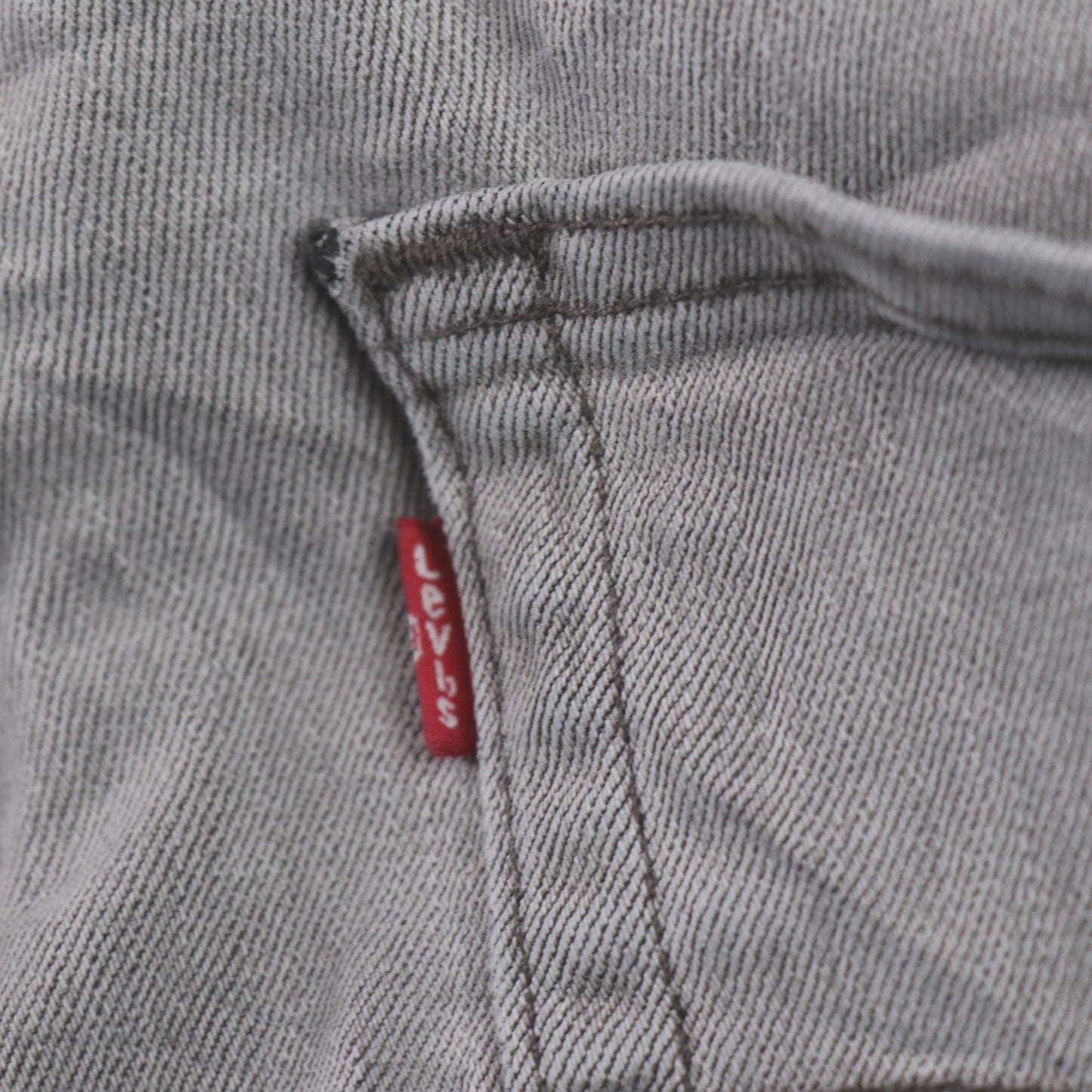 Levi's W34 L30 Straight Leg Loose Fit Grey Denim Jeans