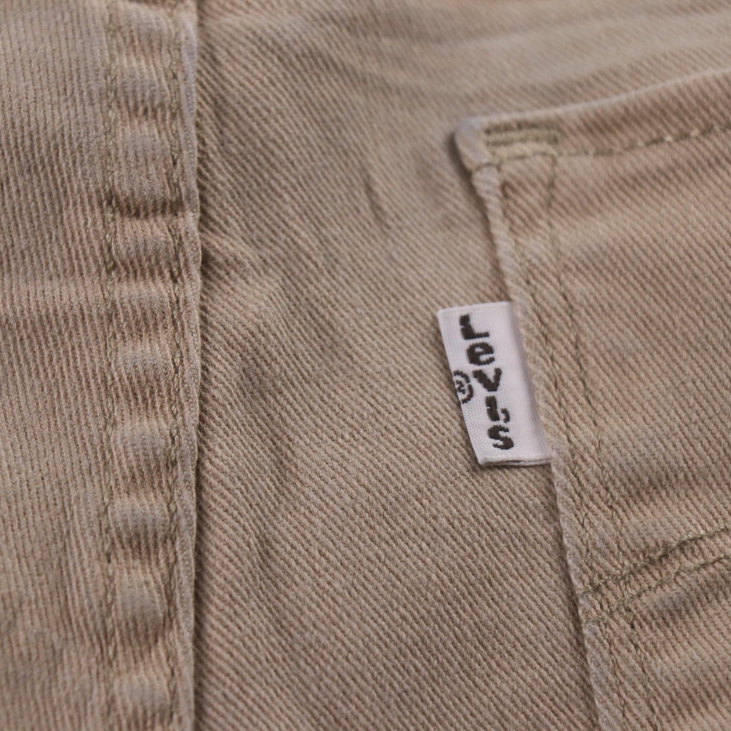 Levi's 721 White Tab W28 L27 Skinny Beige Denim Jeans