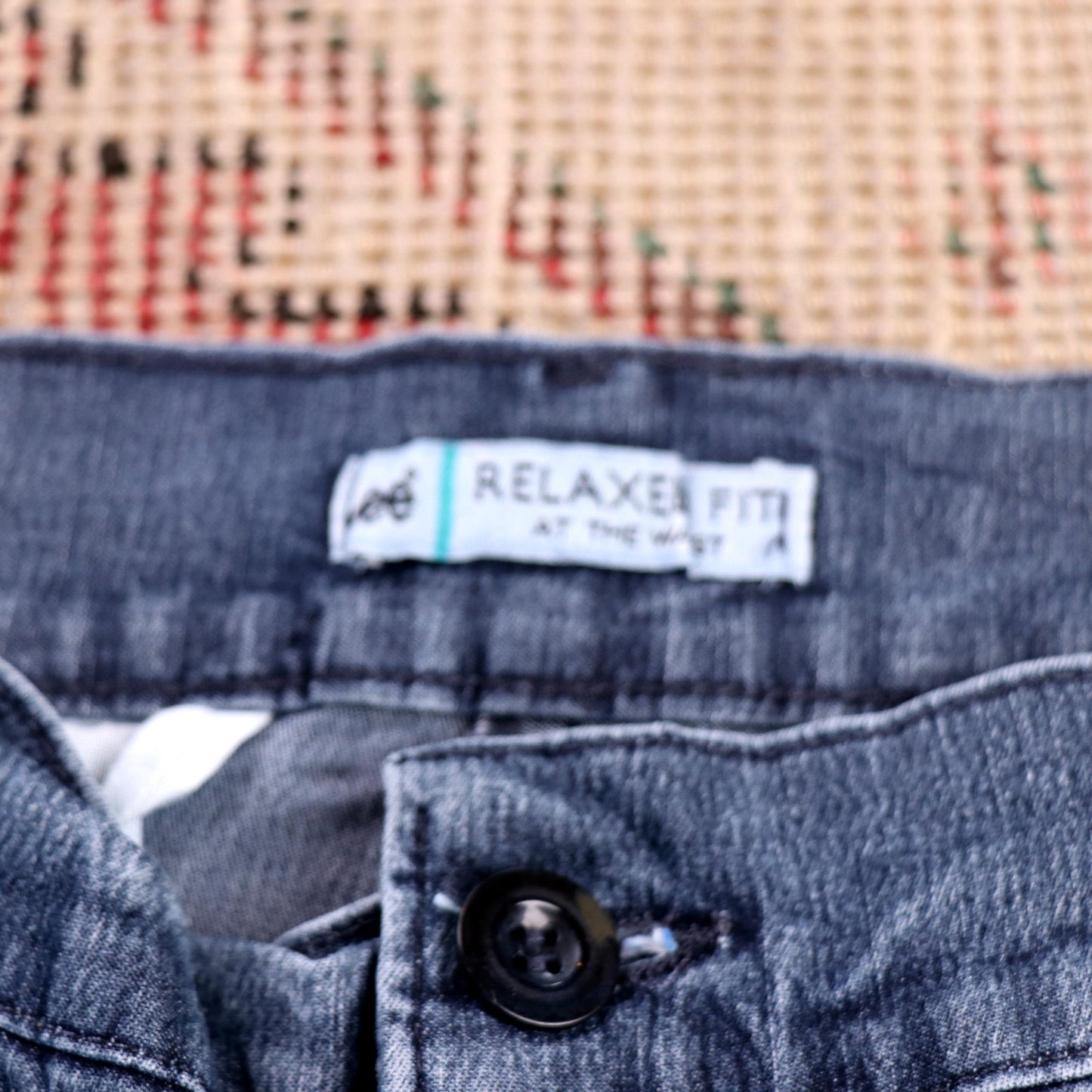 Wrangler W32 L32 Straight Leg Relaxed Fit Blue Denim Jeans