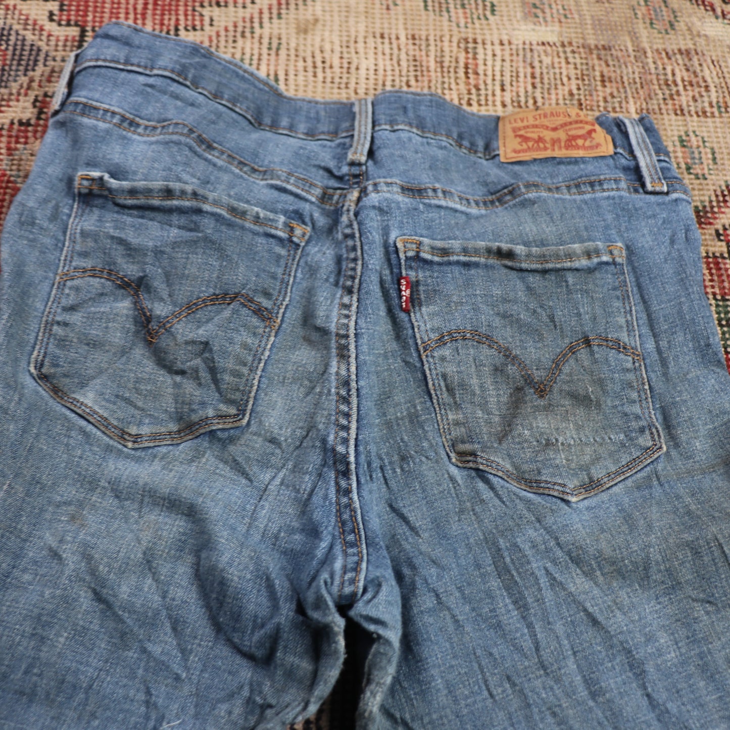 Levi's 315 W30 L30 Flared Blue Denim Jeans