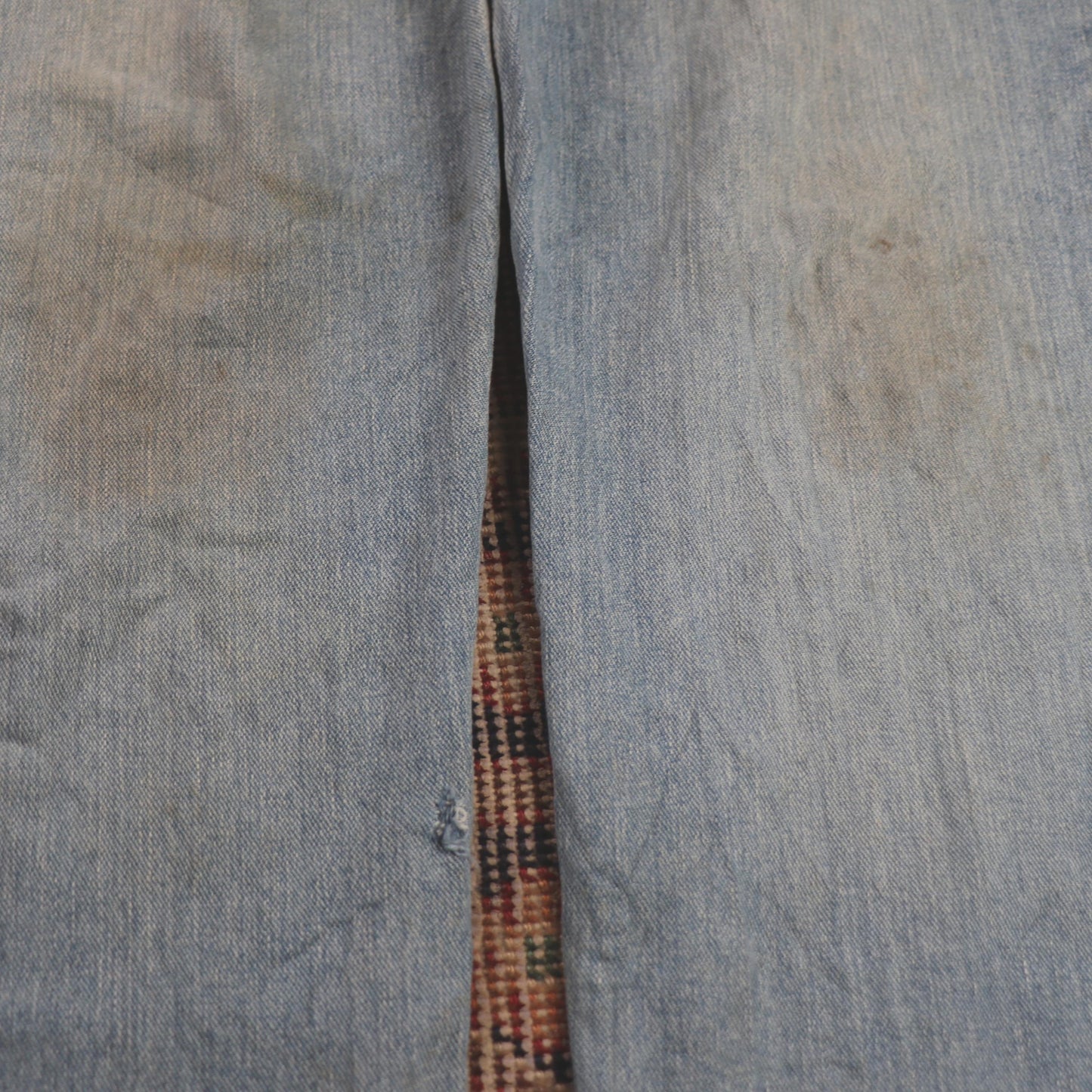 Wrangler W36 L34 Straight Leg Relaxed Fit Blue Denim Jeans