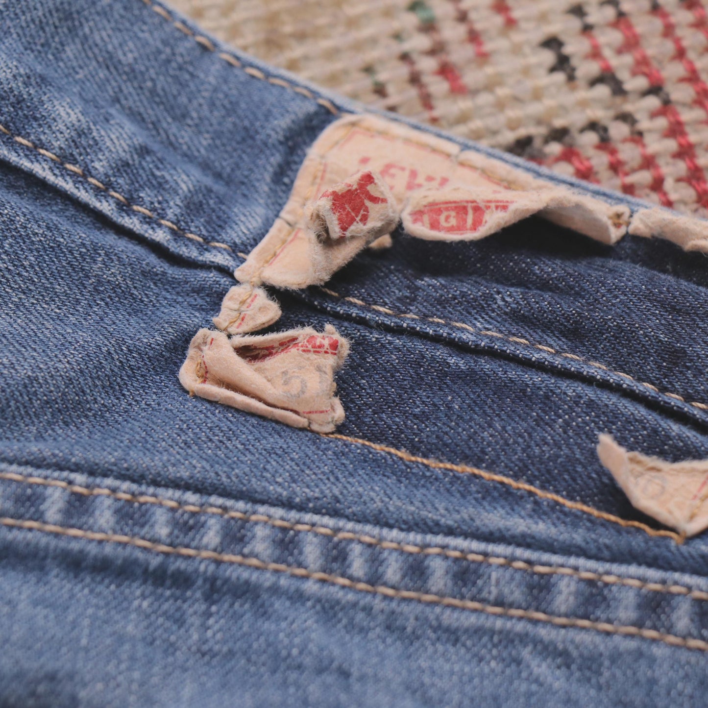 Levi's W32 L28 Straight Leg Blue Denim Jeans