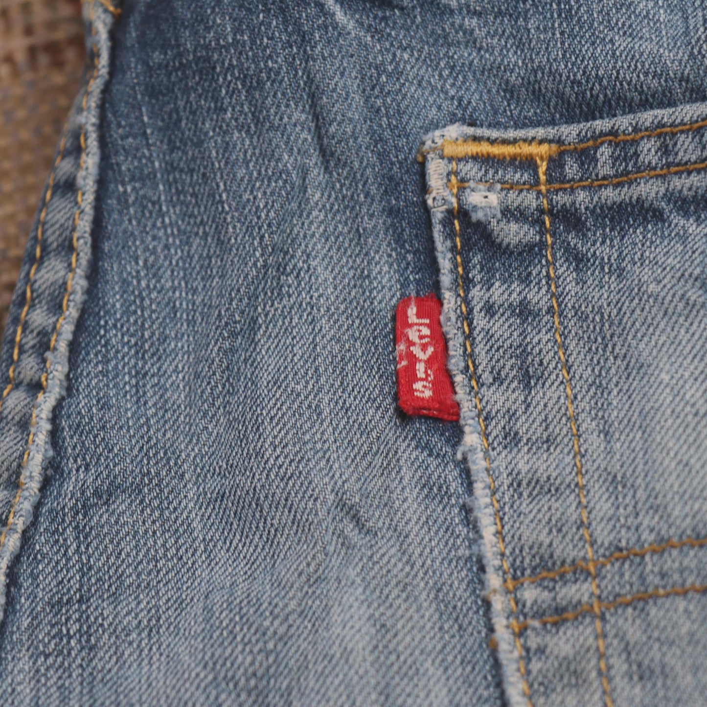 Levi's W32 L31 Straight Leg Blue Denim Jeans