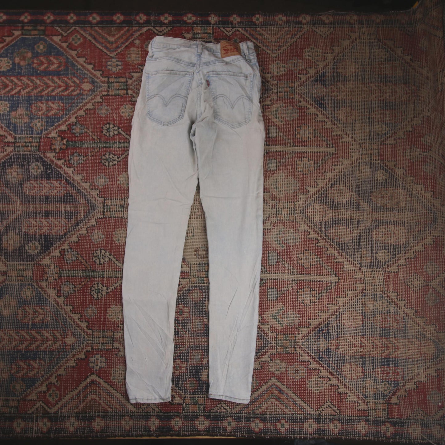 Levi's W26 L29 Skinny Blue Denim Jeans