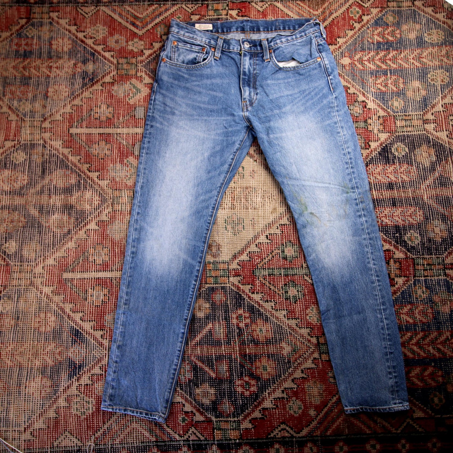 Levi's 512 W32 L28 Tapered Leg Slim Fit Blue Denim Jeans