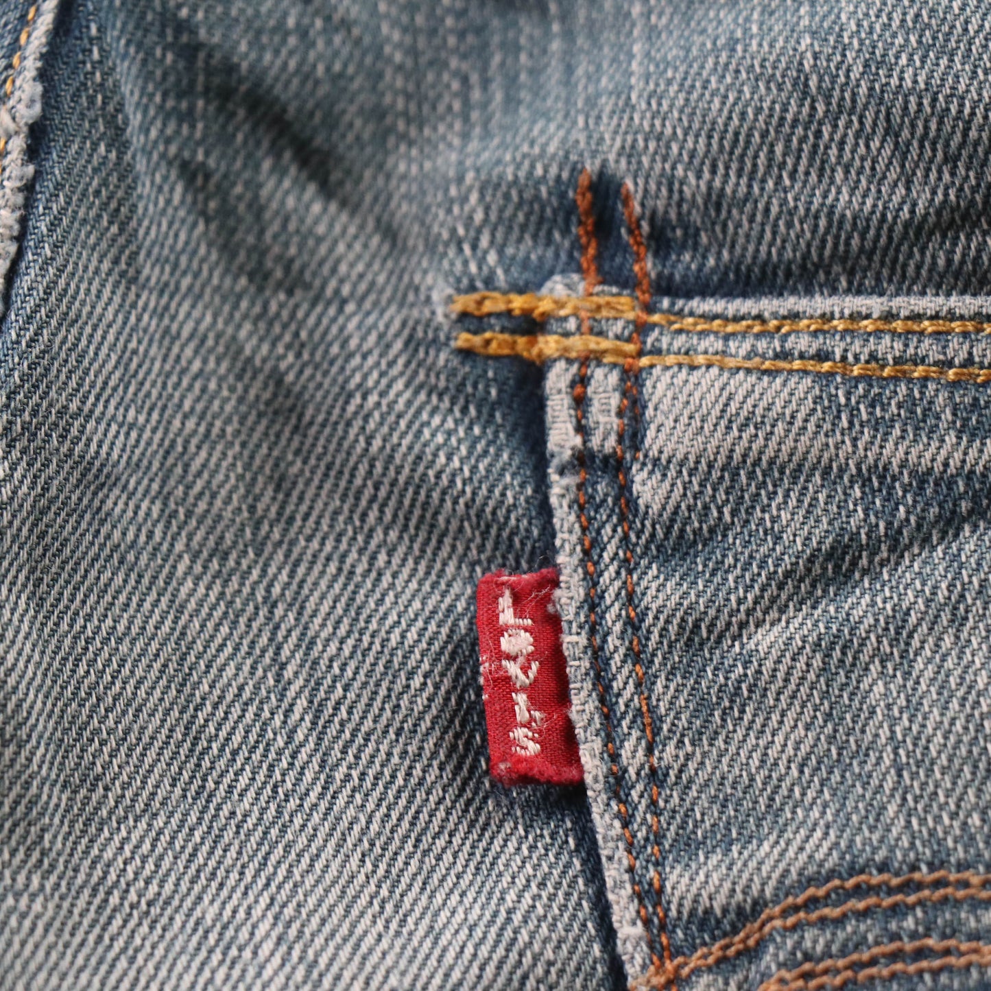 Levi's 514 Red Tab W34 L30 Straight Leg Blue Denim Jeans