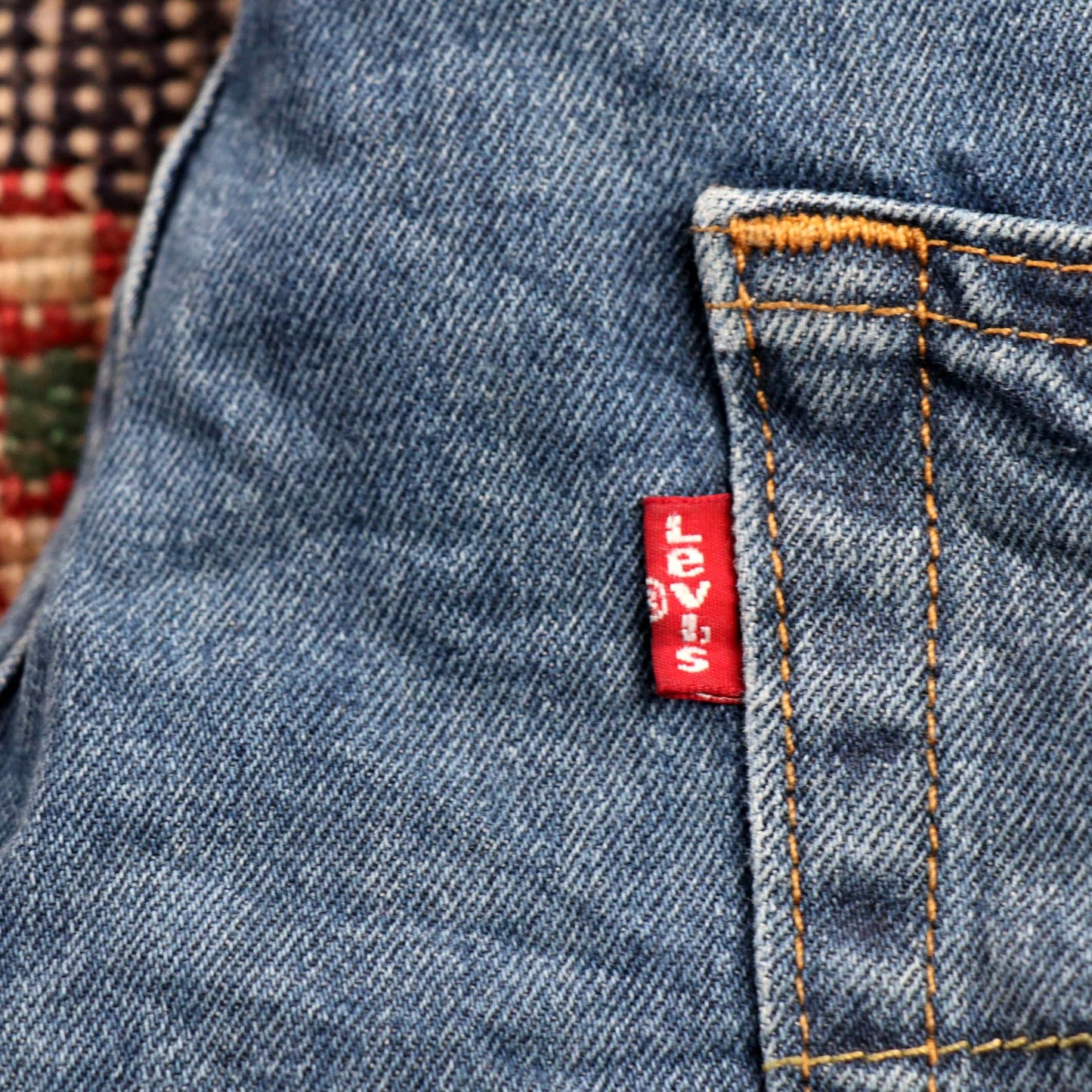 Levi's 505 W34 L30 Straight Leg Regular Fit Blue Denim Jeans