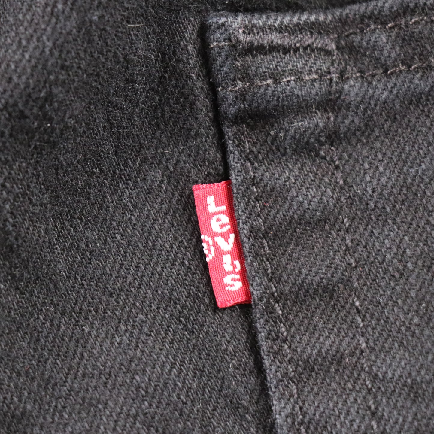 Levi's 511 Red Tab W28 L33 Slim Fit Black Denim Jeans