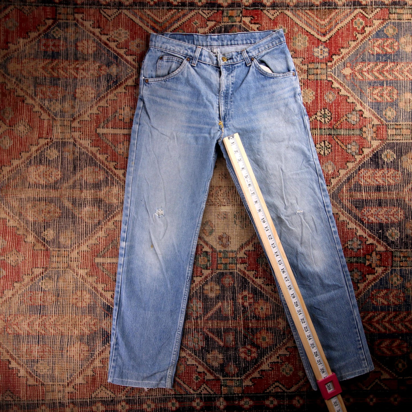 Levi's Orange Tab W30 L29 Straight Blue Denim Jeans