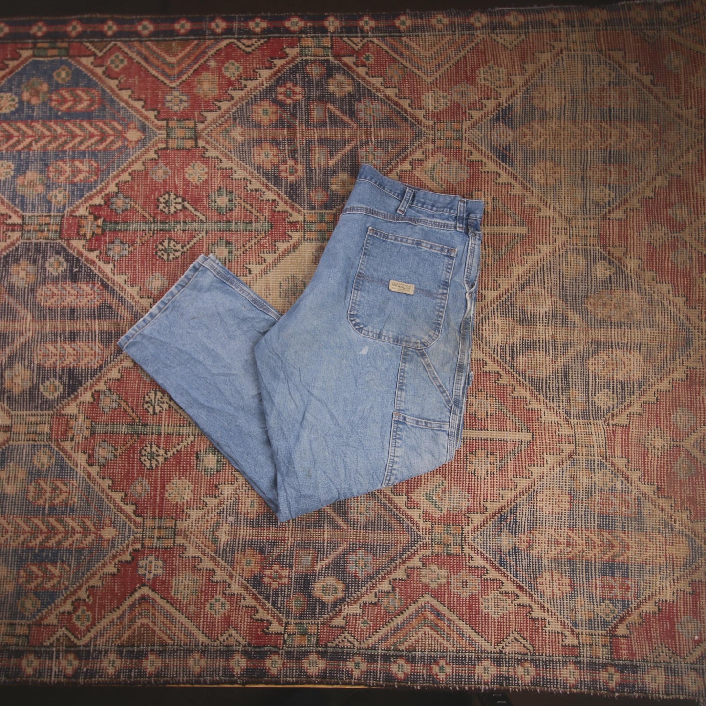 Wrangler W38 L29 Carpenter Blue Denim Jeans