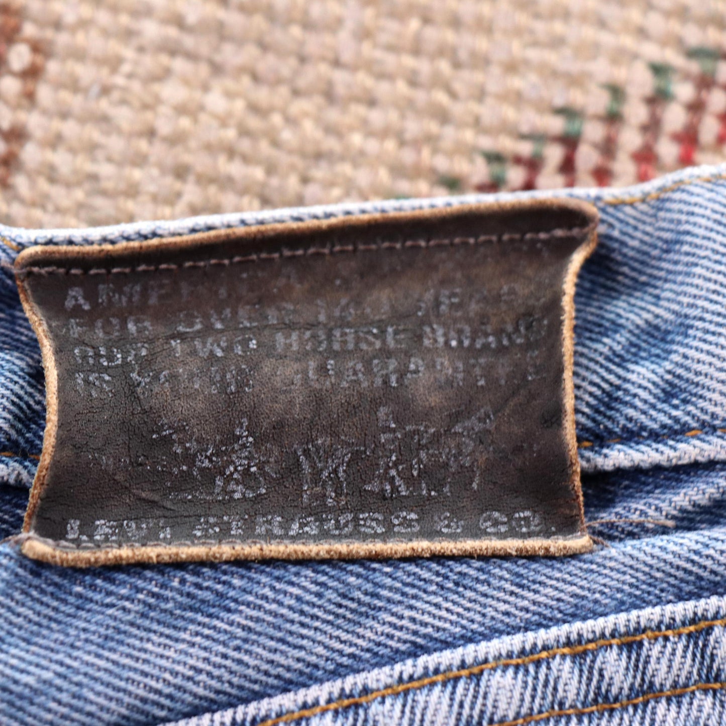 Levi's 501 Orange Tab W30 L28 Original Fit Blue Denim Jeans