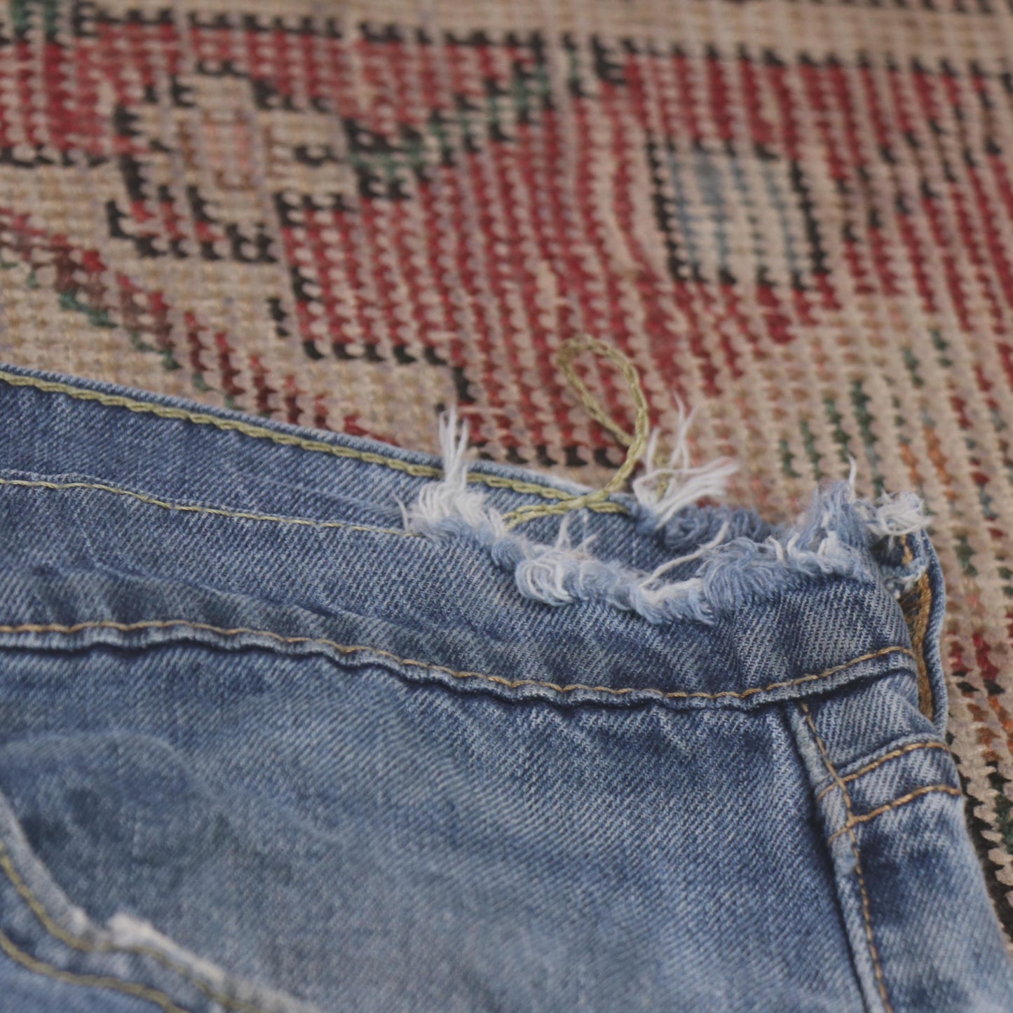 Levi's 505 W34 L32 Straight Leg Regular Fit Blue Denim Jeans