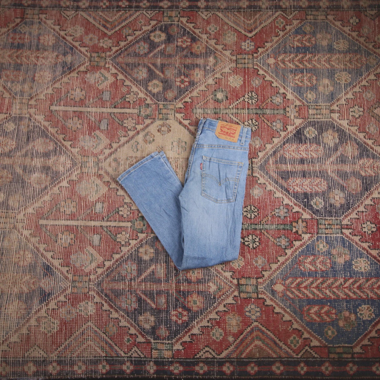Levi's 511 W24 L24 Slim Fit Blue Denim Jeans
