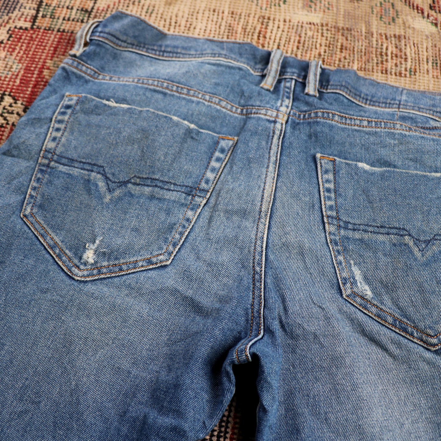 Diesel W34 L31 Skinny Blue Denim Jeans