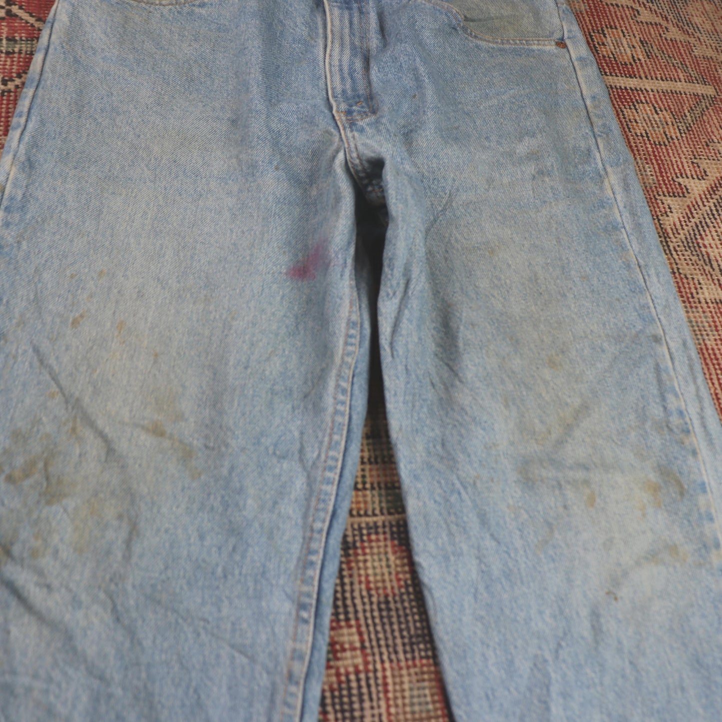 Levi's Orange Tab W32 L30 Straight Leg Blue Denim Jeans