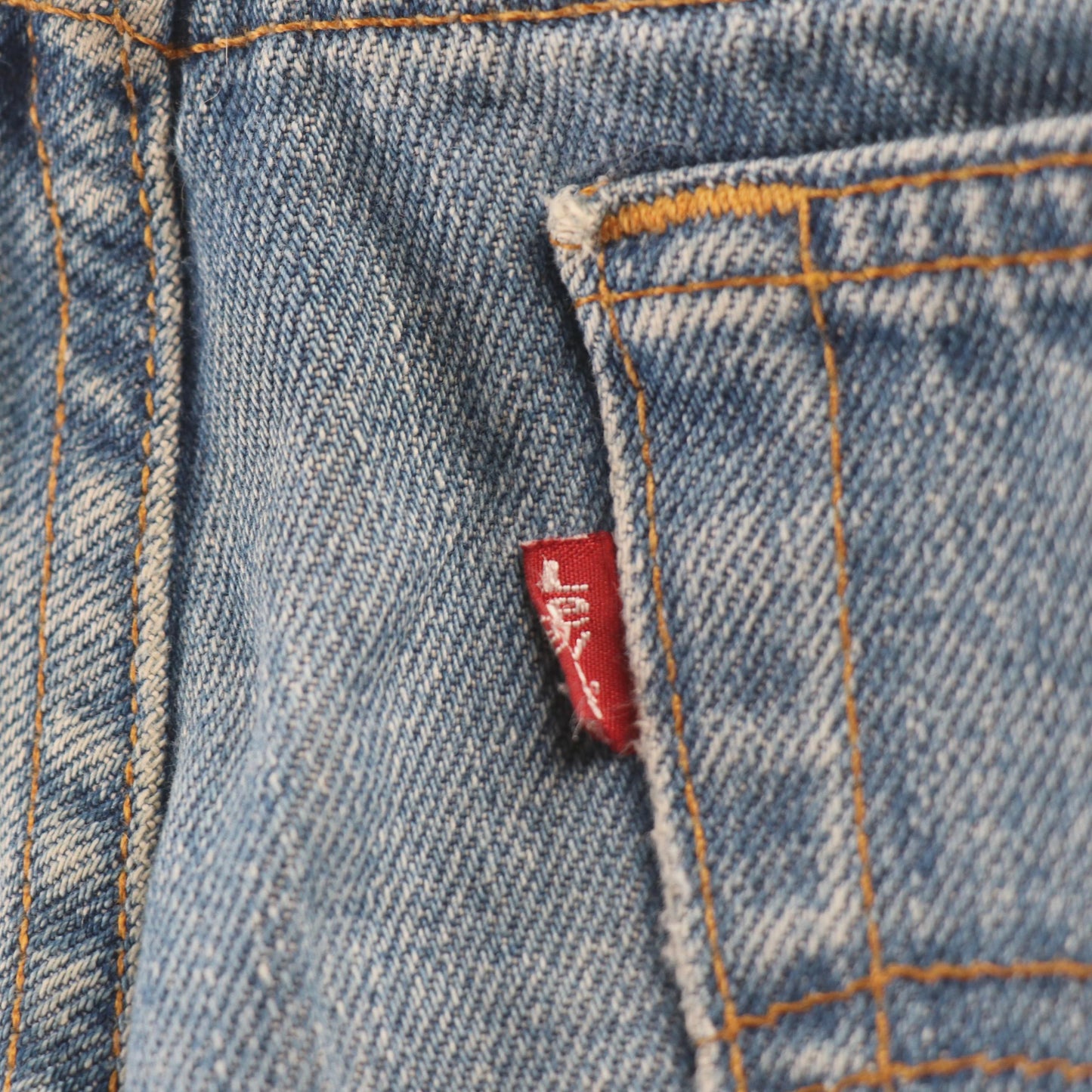 Levi's 505 Red Tab W32 L32 Straight Leg Regular Fit Blue Denim Jeans