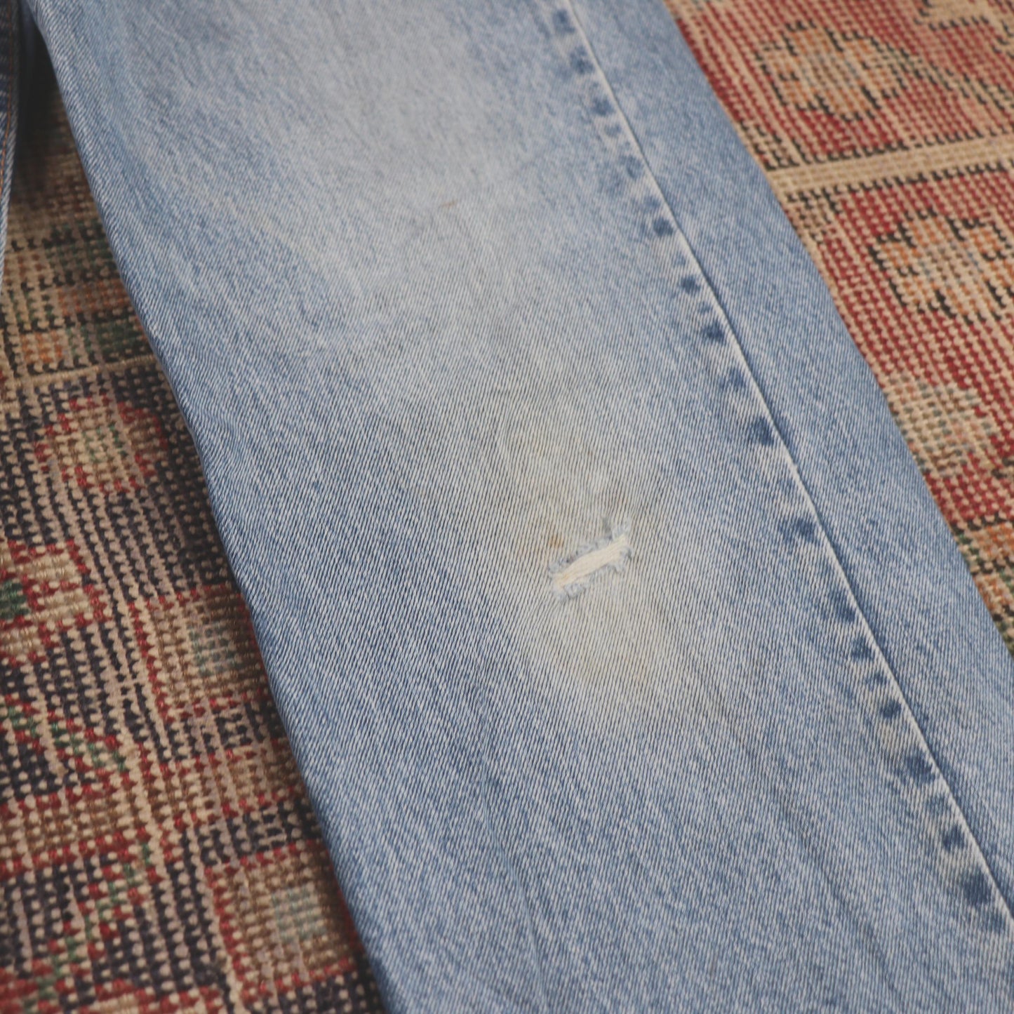 Levi's 505 W32 L30 Straight Leg Regular Fit Blue Denim Jeans