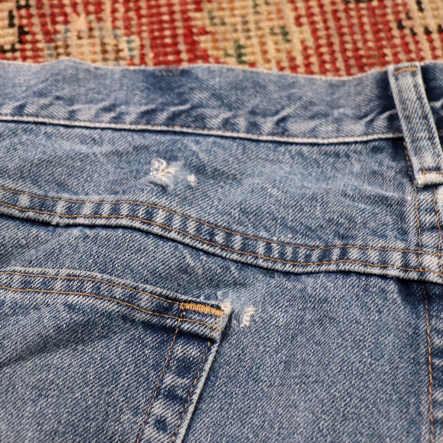 Wrangler W40 L31 Straight Leg Blue Denim Jeans