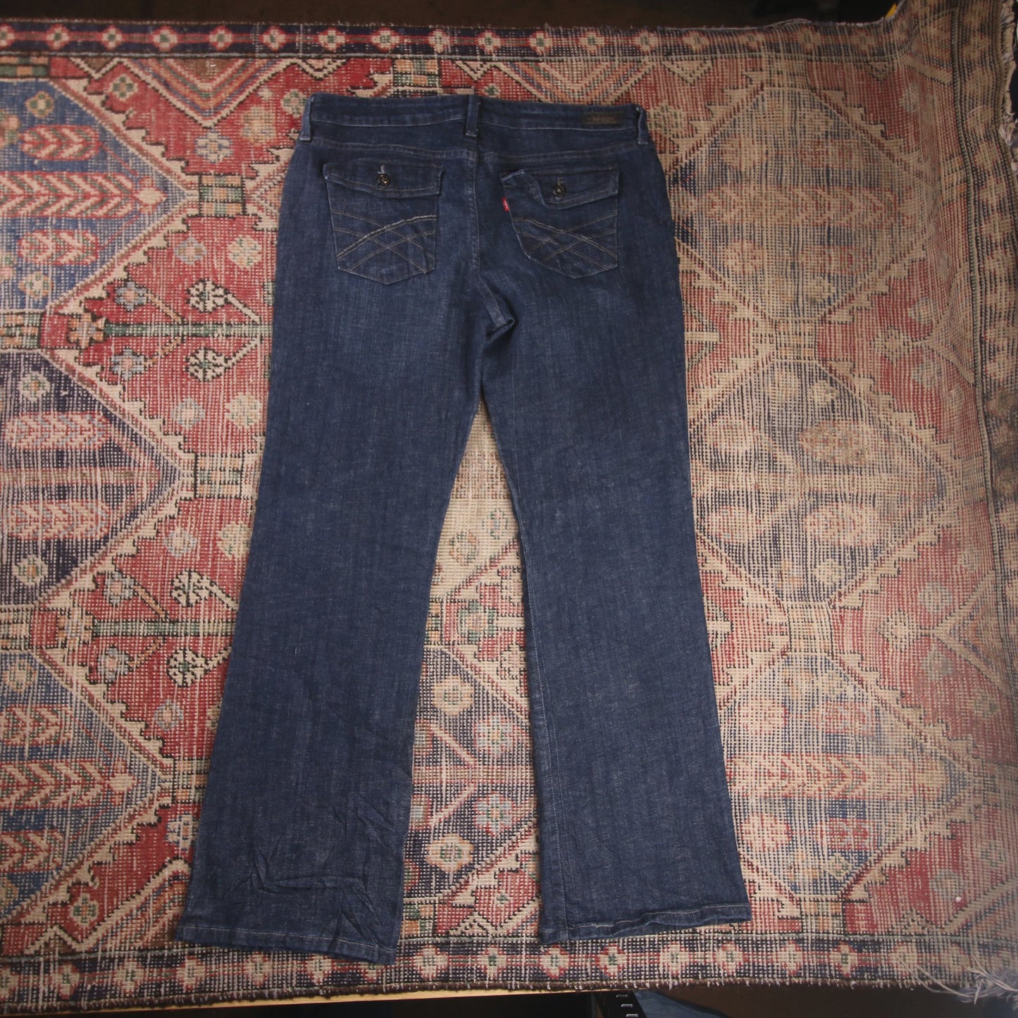 Levi's 545 W36 L31 Flared Blue Denim Jeans