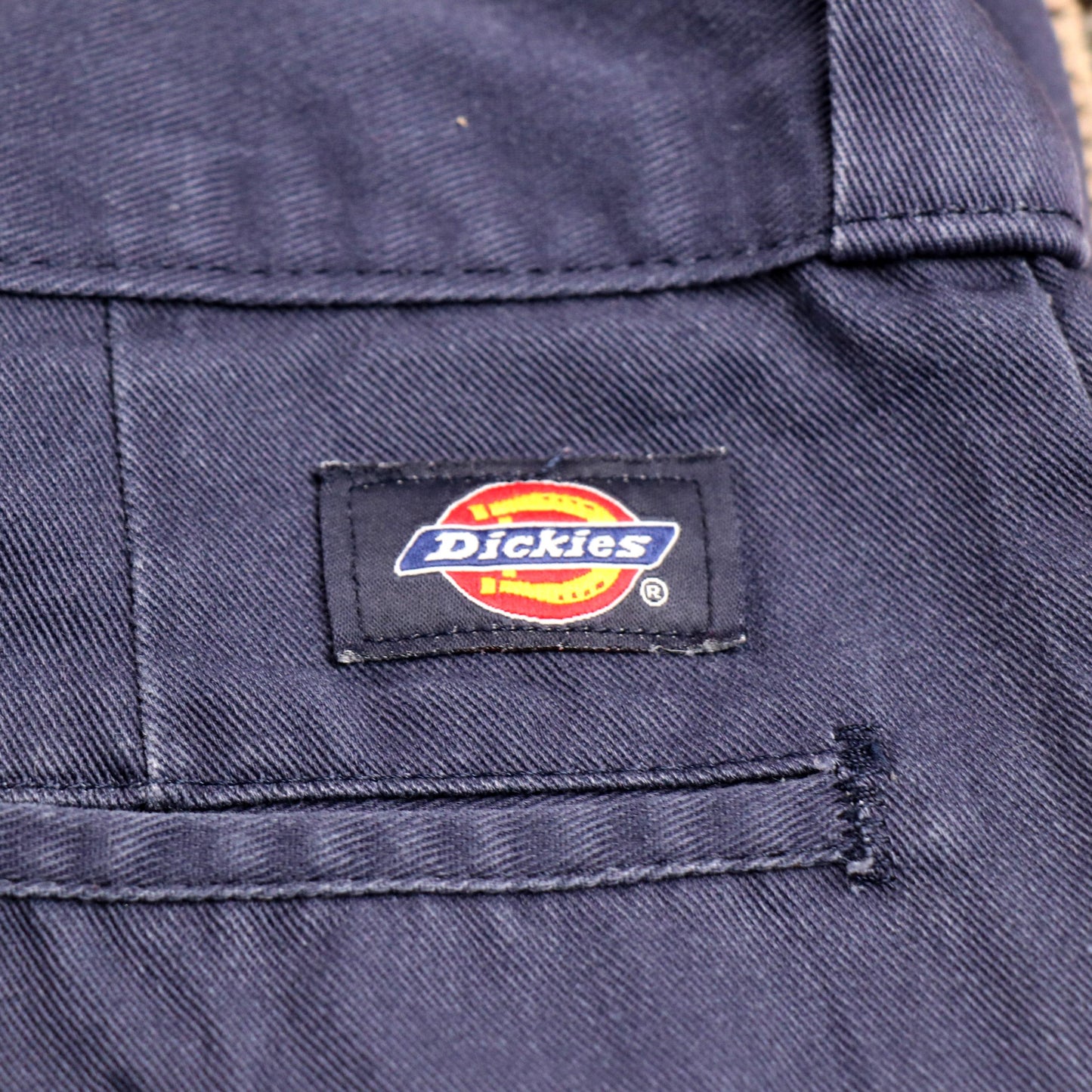 Dickies 874 W38 L30 Straight Leg Blue Cotton Blend Trousers