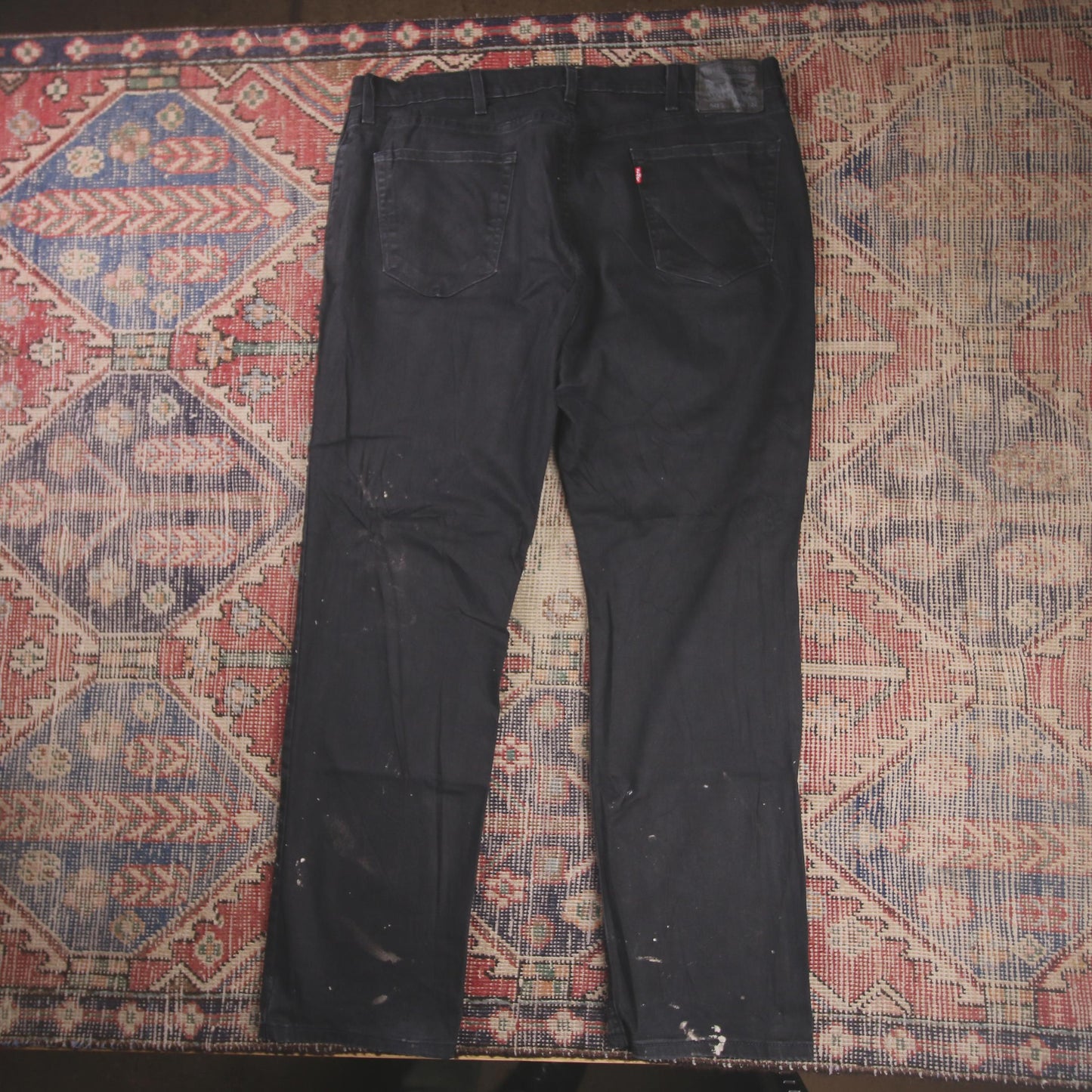 Levi's 541 W40 L30 Tapered Leg Black Denim Jeans